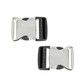 Metal & Plastic Double-Sided Quick Release Buckle - (Pack of 1)